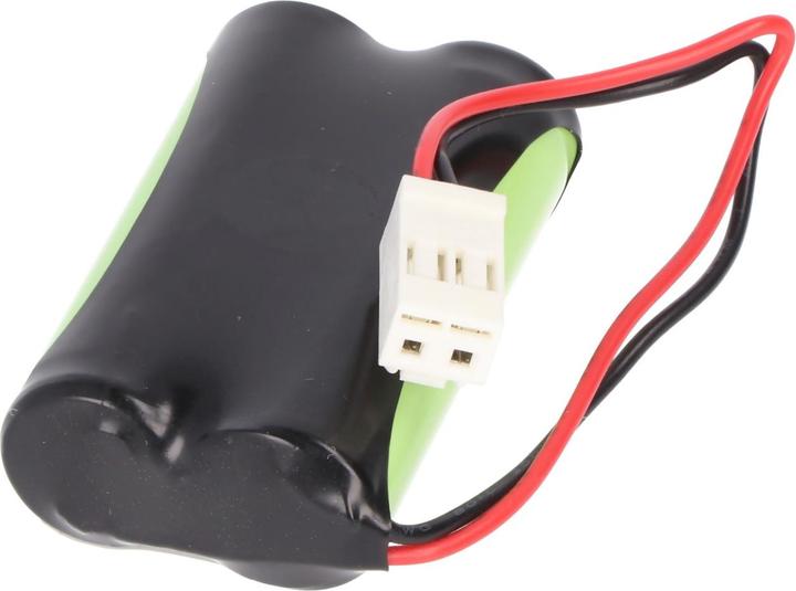 Image du produit XCell Batterie d'éclairage de secours NiMH 2.4V 1500mAh F1x2 Mignon avec câble 100mm remplace ABB (1 pcs, 1500 mAh, Batterie)