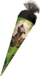Magni Geschenk-Schultüte klein Polizei 110" 35 cm - rund Tüllverschluss - Zuckertüte Schulanfang Poli (35 cm, 1 x)