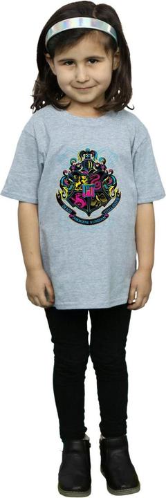 Immagine prodotto Neon Hogwarts Crest Maglietta Ragazze (152, 158)