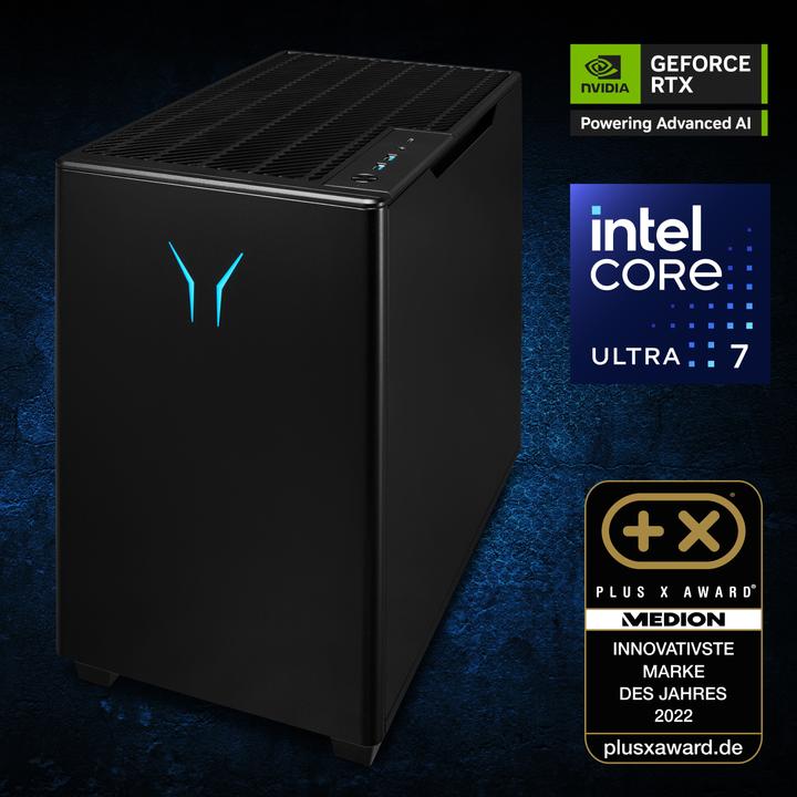 Produktbild Erazer Bandit P20 MD35460 Core Ultra 7 265F 32GB/1TB SSD RTX5060Ti Win 11 (Intel Core Ultra 7 265F, 32 GB, 1024 GB, GeForce RTX 5060 Ti)