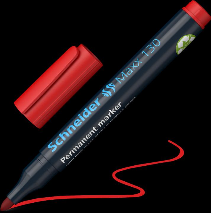 Actual product image Schneider Maxx 130 permanent marker (Red, 3 mm, 1 x)