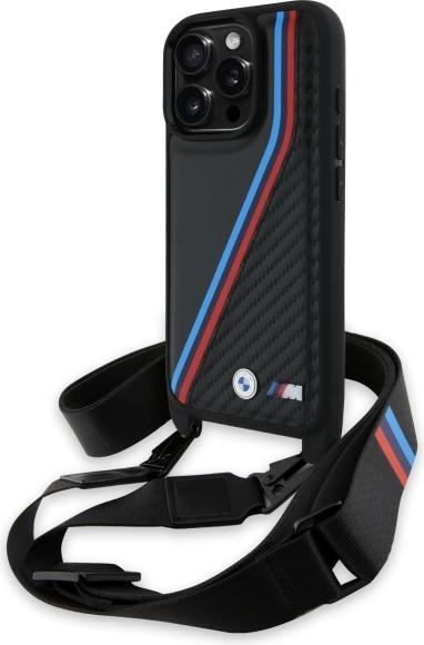 Immagine prodotto BMW BMHCP16X23PSVTK Custodia rigida per iPhone 16 Pro Max 6,9" in carbonio/nero M Edition Carbon (Apple iPhone 16 Pro Max)