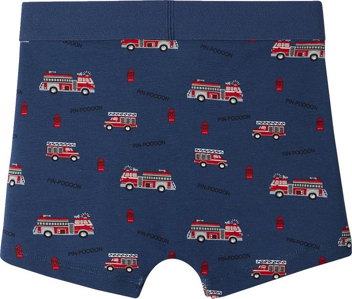 Image du produit Vertbaudet Lot de 5 boxers garçon en coton bio, pompier (140, Pack de 5)