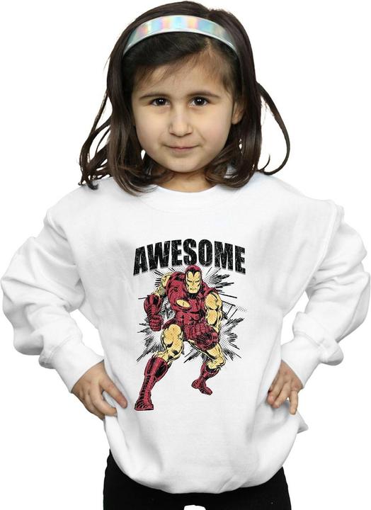 Image du produit - Sweat AWESOME IRON MAN - Fille (152, 158)