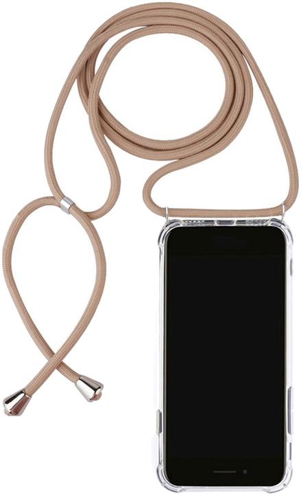Image du produit PhoneLook Coque Gel transparent avec lacet beige (Apple iPhone 14)