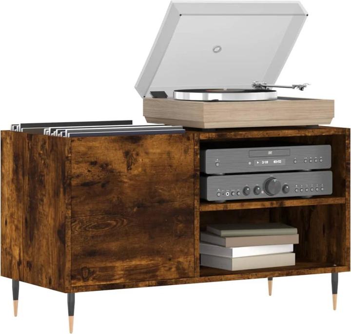Actual product image VidaXL Plattenschrank Räuchereiche 85x38x48 cm Holzwerkstoff