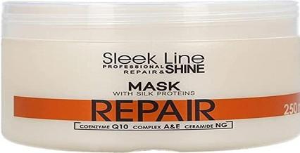 Stapiz Sleek Line Repair Mask maska z jedwabiem do włosów zniszczonych 250ml (250 ml)