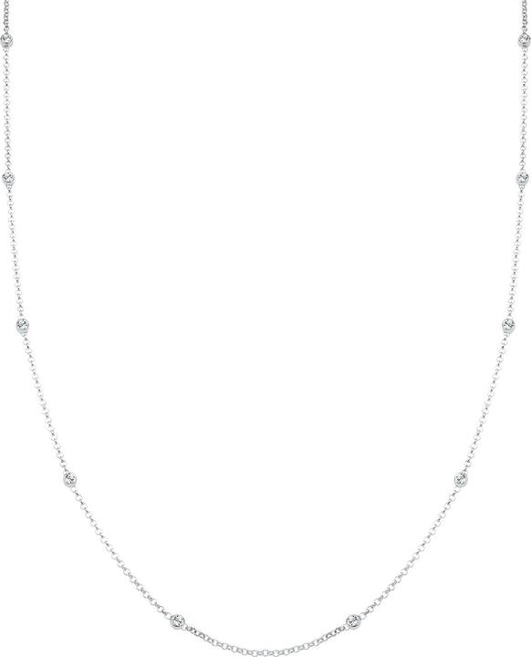 Image du produit Elli Collier Solitaire Basic Cristaux 925 Argent (Argent sterling 925)