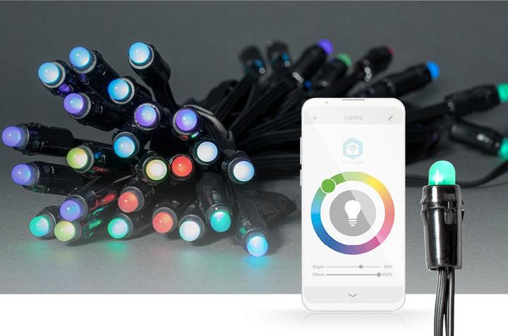 Actual product image Nedis SmartLife Decorative LED | Wi-Fi | RGB | 48 LED's | 10.80m | Android™ / IOS (0.23 m)
