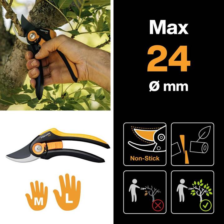 Immagine prodotto Fiskars Forbici da potatura bypass 'P541 SingleStep