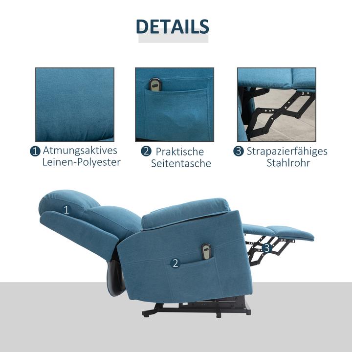 Actual product image Homcom Reclining chair with reclining function