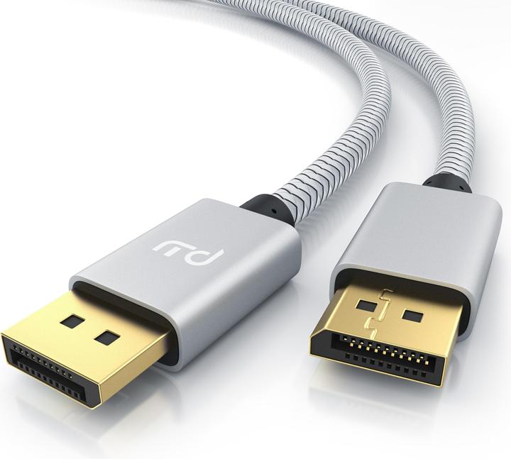 Produktbild Primewire DisplayPort Kabel, 8K Premium DP 1.4 Monitor Kabel, 8k 7680x4320 @ 60 Hz / 4k 3840 x 2160 120Hz (1 m, DisplayPort)
