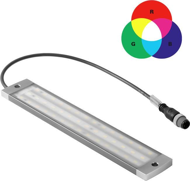 Produktbild Weidmüller Schaltschrankleuchte WIL-240-RGB-M12G-0.3-S Blau Gruen Rot Weiss 8.5 W 40°