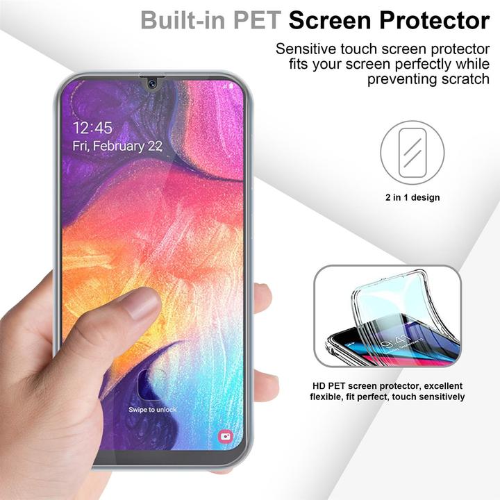 Image du produit Cadorabo TPU 360 degrés Case Cover (Samsung Galaxy A50s, Samsung Galaxy A30s)