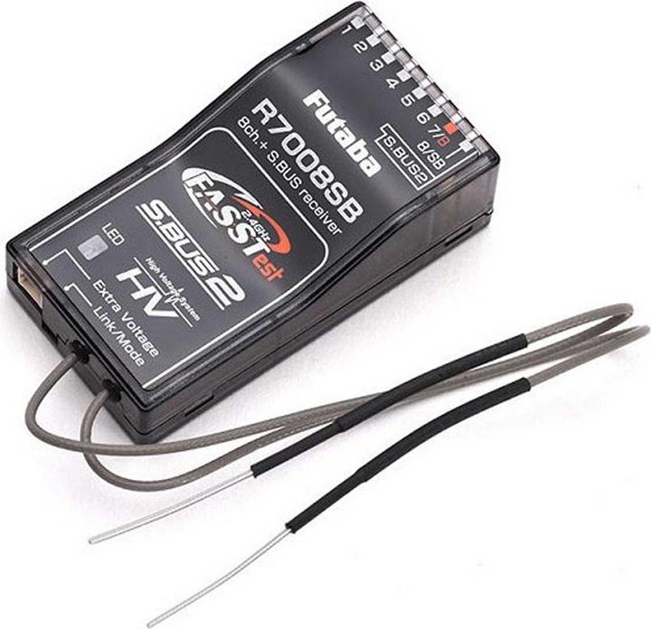 Image du produit Futaba T18SZ POTLESS V3 Mode 2 2,4Ghz radiocommandé avec R7008SB FASSTEST, batterie LiFE et chargeur