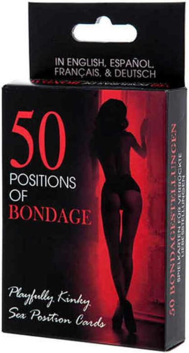 Produktbild Kheper Games 50 Positions of Bondage (Kartenspiel, Englisch, Spanisch, Französisch, Deutsch)