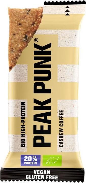 Immagine prodotto Peak Punk Biologico ad alto contenuto di proteine (Anacardo, Caffè, 1 pz., 55 g)