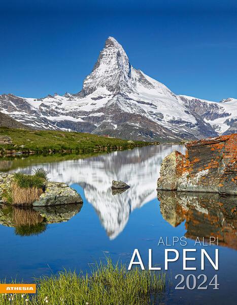 Produktbild Alpen Kalender 2024 (Englisch, Italienisch, Französisch, Deutsch)