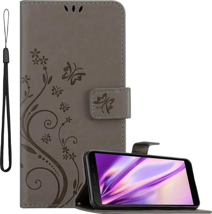 Actual product image Cadorabo Flower Book Cover (Huawei Y5p)