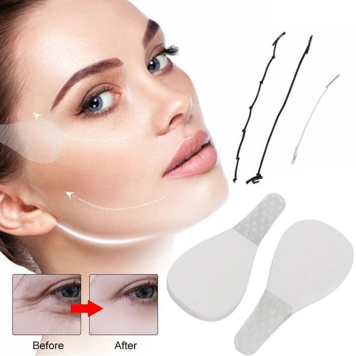 Produktbild JTI Transparentes Gesichtsband mit elastischen Bändern - 40er-Pack