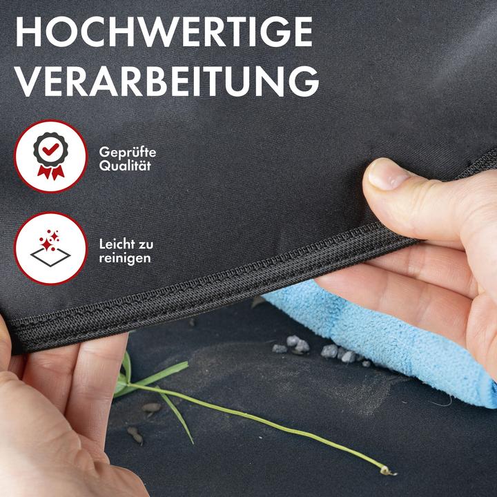 Produktbild Walser PKW Sitzauflage Neopren, Auto-Sitzaufleger für Rücksitzbank, schwarz