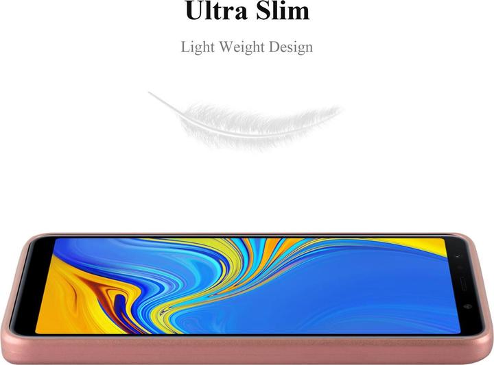 Image du produit Cadorabo Couverture métallique mate TPU (Samsung Galaxy A7 (2018))