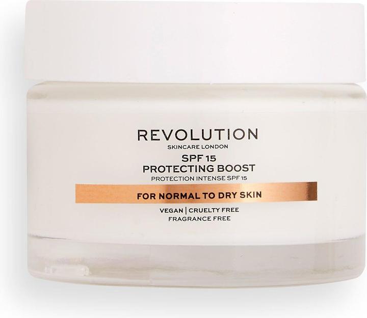 Actual product image Revolution Skincare Moisture Cream Normal to Dry Skin (50 ml, Day cream, SPF 15)