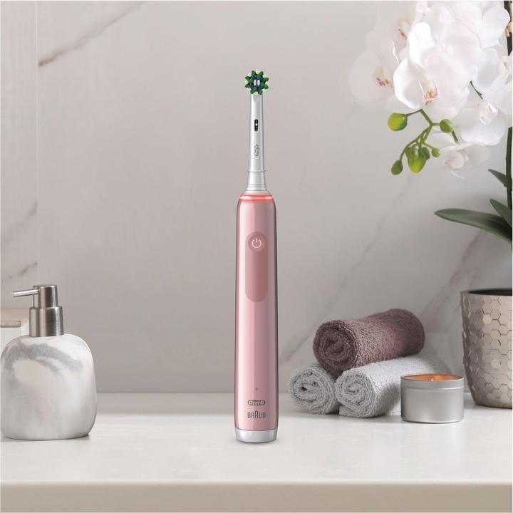 Image du produit Oral-B Pro3 3400N Rose Sensi (Brosse à dents oscillo-rotative)
