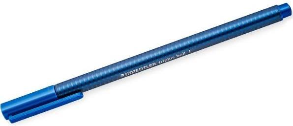 Produktbild Staedtler triplus ball 437 Dreikantiger Kugelschreiber, Einzelprodukt, blau, Linienbreite F (Blau, 1 x)