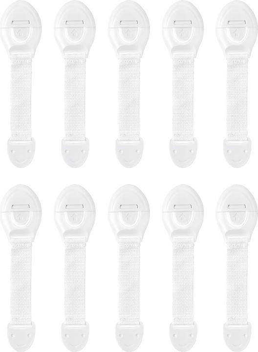 Immagine prodotto Esmée Serrature universali a prova di bambino, set di 10 per armadi e cassetti