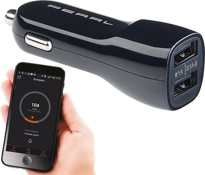Image du produit Lescars Chargeur USB pour voiture avec marqueur de position