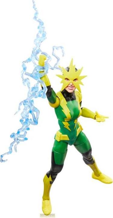 Actual product image Hasbro Spider-Man Marvel Legends Retro Actionfigur Electro (Francine Frye) 15 cm