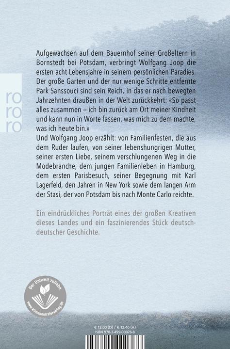 Image du produit Die einzig mögliche Zeit (Allemand, Wolfgang Joop, 2021)