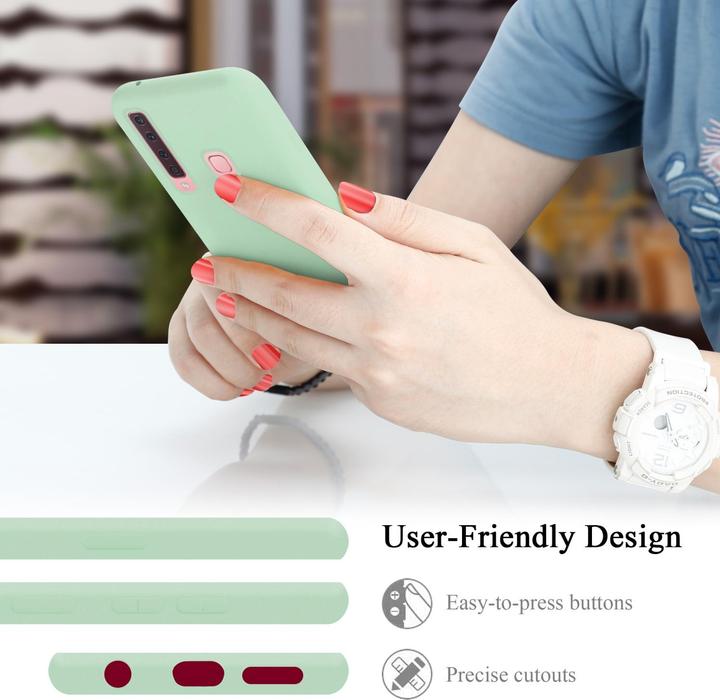 Produktbild Cadorabo TPU Liquid Silicone Case Hülle für Samsung Galaxy A9 2018 (Samsung Galaxy A9 (2018))