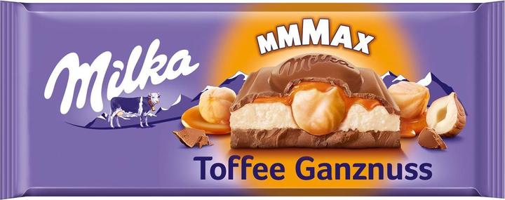 Actual product image Milka Mmmax Toffee Whole Nut (300 g)