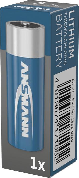 Immagine prodotto Ansmann Batteria A ER17500 3,6V Litio cloruro di tionile (1 pz., A, 3600 mAh)