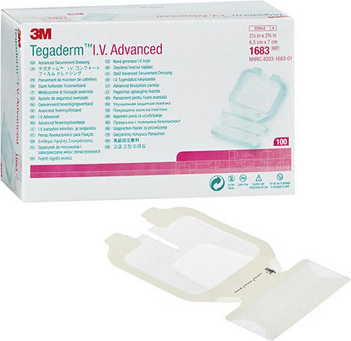 Produktbild 3M TEGADERM IV Advanced 6.5x7cm 100 (100 x)