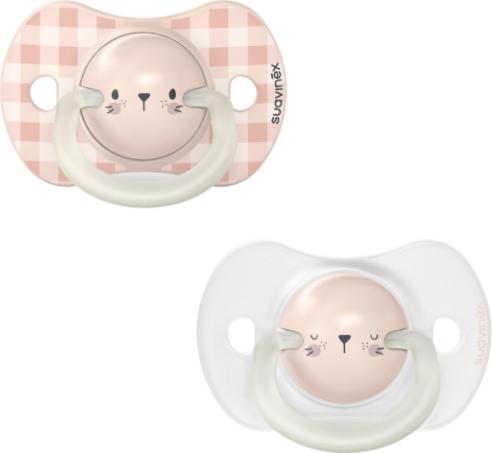 Image du produit Suavinex Sucette symétrique SX Pro jour/nuit 6-18M Lapin (6 - 18 M.)