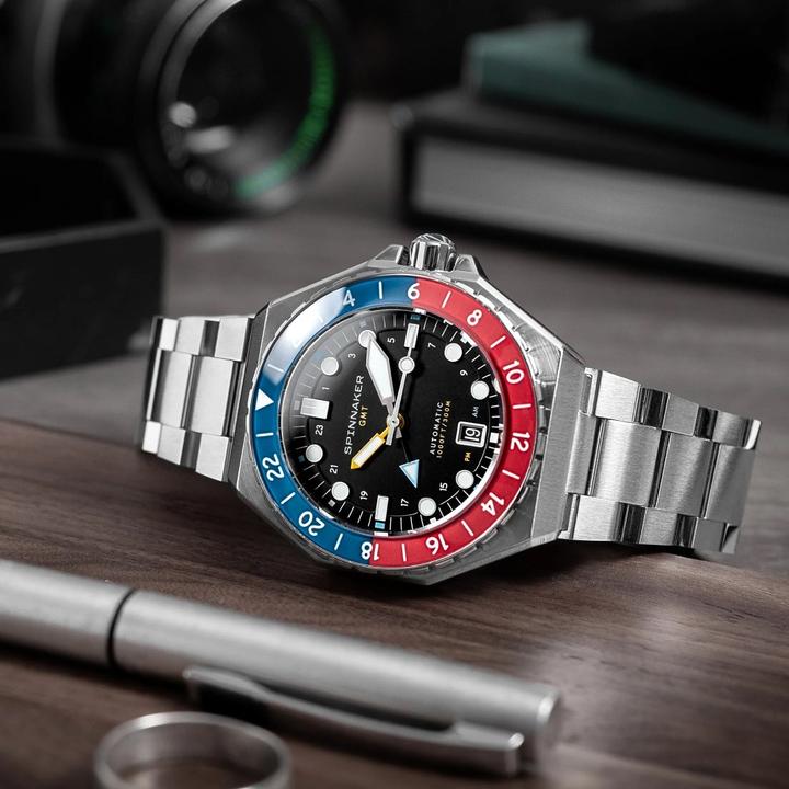 Immagine prodotto Spinnaker SP-5119-44 Orologio Dumas Automatic GMT Uomo 44mm 30ATM (Orologio sub, 44 mm)