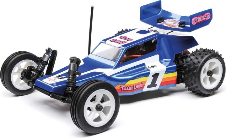 Immagine prodotto Losi mini jrx2 2wd buggy spazzolato rtr 1/16 blu (RTR pronto all'uso)
