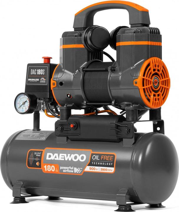 Produktbild Daewoo AIR COMPRESSOR 0.9KW 8L/DAC 180S (8 Bar, 8 l)