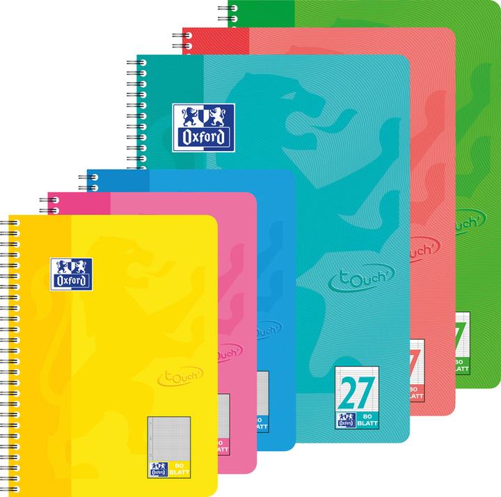 Produktbild Oxford Collegeblock Touch (A4+, Liniert, Harter Einband)