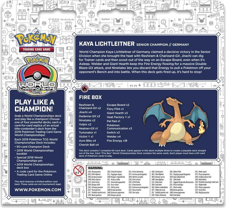 Produktbild Pokémon World Championships Deck 2019 Kaya Lichtleitner - EN (Englisch, Deck)