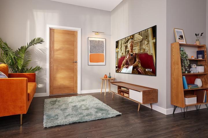 Actual product image Samsung GQ55S95BAT (55", S95B, OLED, 4K, 2022)