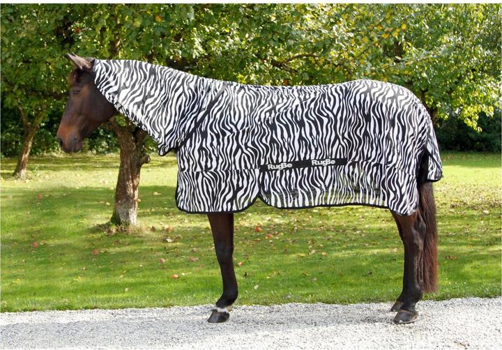 Produktbild Kerbl Zebra Fliegen- und Ekzemerdecke m Halsteil (145 cm)