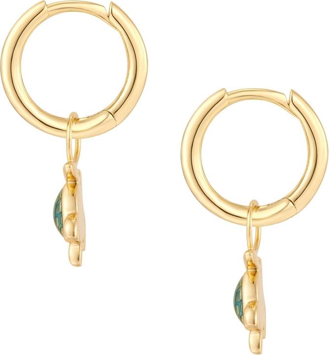 Immagine prodotto Glanzstücke München Orecchini da donna tartaruga - 35920 (Argento)