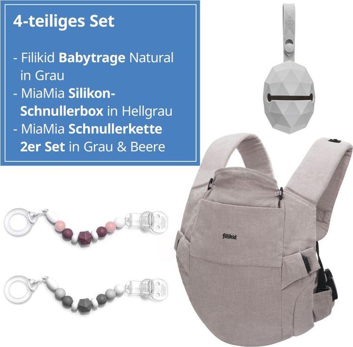 Produktbild Fillikid Babytragen & Tragetücher Babytrage Natural ab 3,5 -20 kg