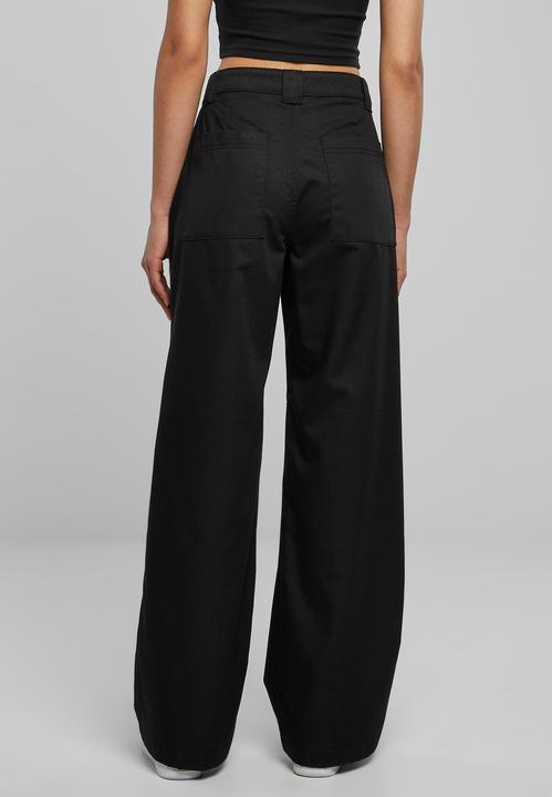 Actual product image Urban Classics Ladies Straight Leg Workwear Pants (32)