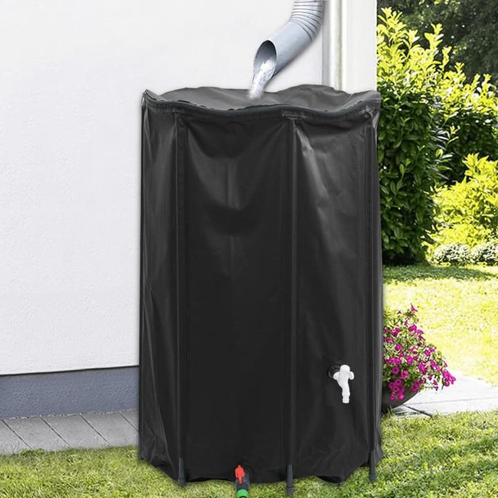 Produktbild VidaXL Wassertank mit Wasserhahn Faltbar 1000 L PVC (1000 l)