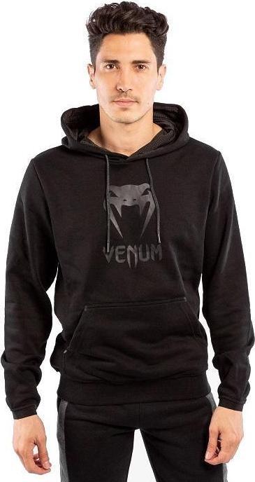 Venum Classic Hoodie – Black/Black (L)